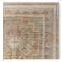 Regal Medallion Hand Knotted Rug Swatch