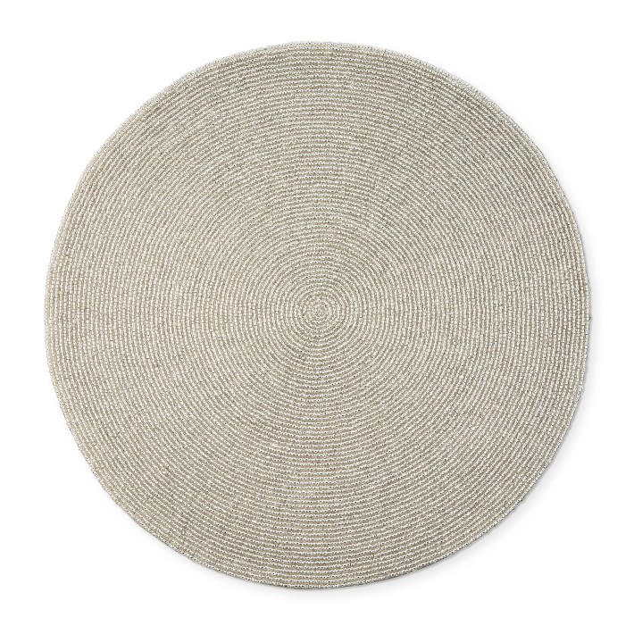 Beaded Round Placemat