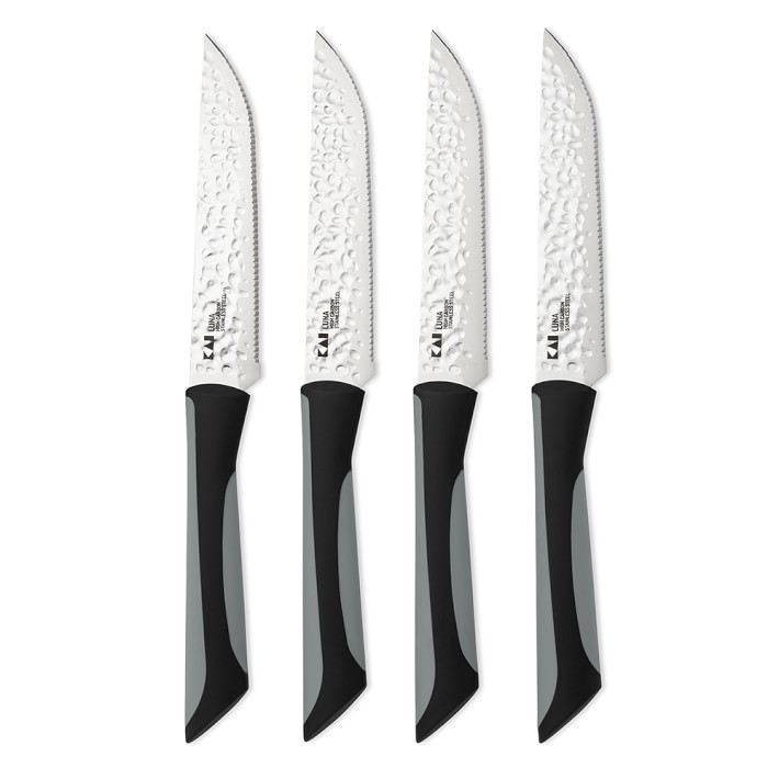 KAI Luna Steak Knives, Set of 4
