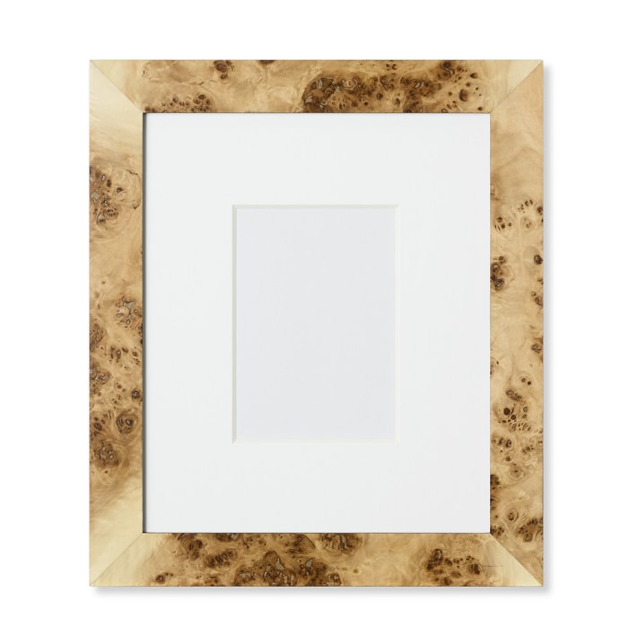 Exotic Burl Wood Gallery Frame, 5" x 7"