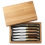 Laguiole en Aubrac Mixed Wood Steak Knives, Set of 6