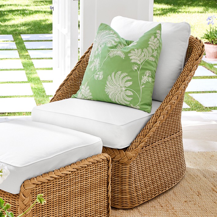 AERIN Jane Outdoor Embroidery Pillow