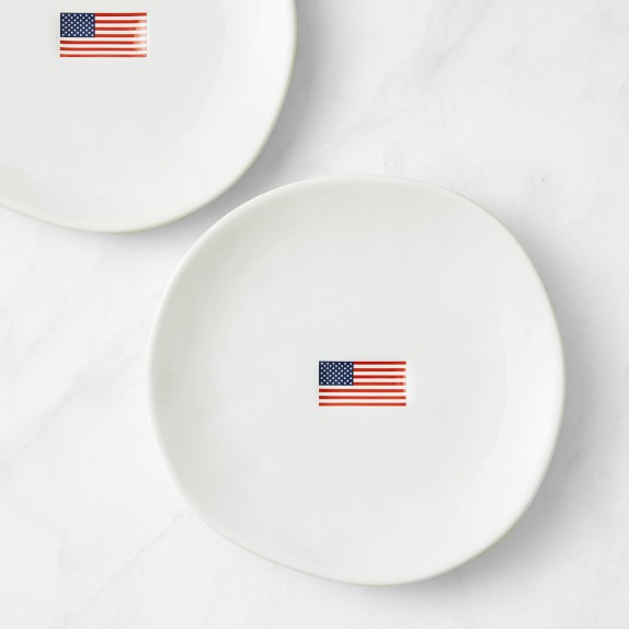 American Flag Salad Plates