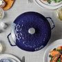 Staub Enameled Cast Iron Essential Lily Embossed French Oven