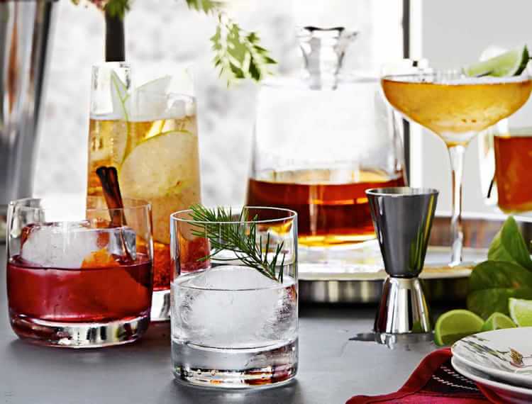 Dorset Crystal Highball Glasses Williams Sonoma