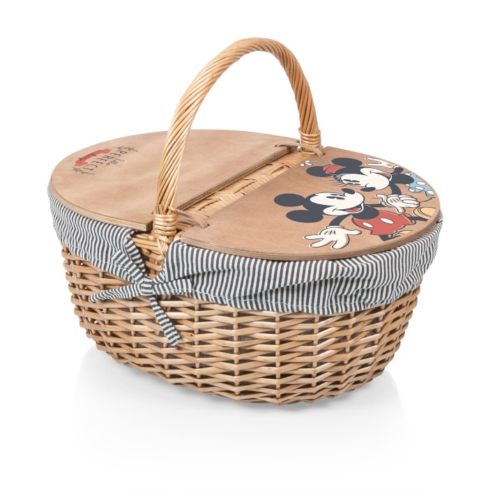 Mickey &amp; Minnie Mouse Picnic Basket