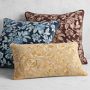 Floral Velvet Embroidered Pillow Cover