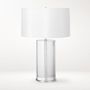Crystal Cylinder Table Lamp, Tall