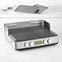 GreenPan&#8482; Premiere Smoke-Less Grill &amp; Griddle with Ceramic Nonstick Coating in Stainless Steel