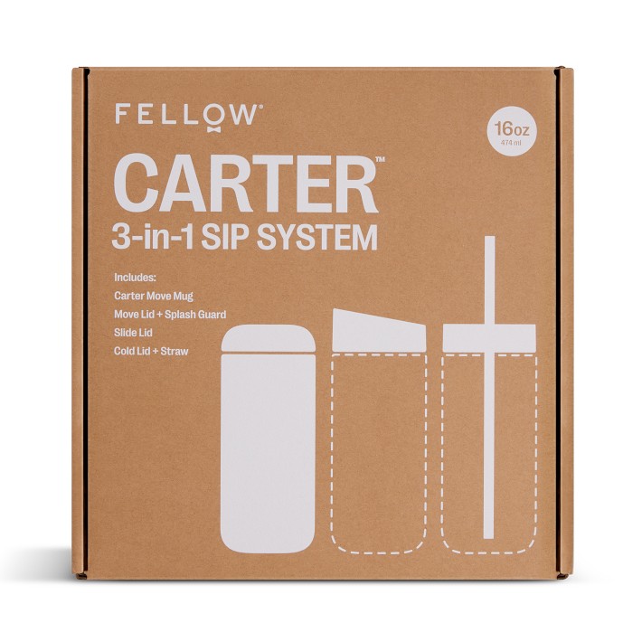 Fellow Carter Mug & Lid with Straw Bundle