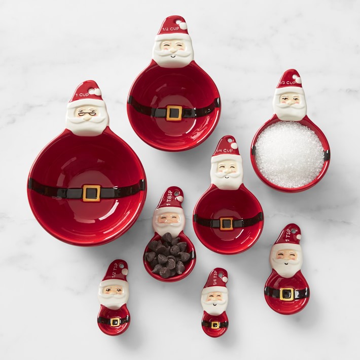 Santa Measuring Cups and Spoons Set