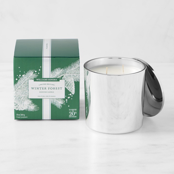 Winter Forest 20th Anniversary Large Candle