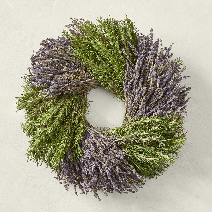 Rosemary &amp; Lavender Live Wreath