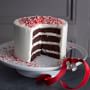 Four-Layer Vanilla Buttercream Peppermint Chocolate Cake, Serves 8-10