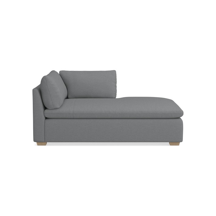 OPEN BOX: Laguna 3-Piece L-Shape Chaise Sectional with Ottoman, Right