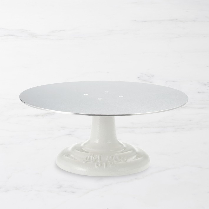 Ateco Revolving Cake Stand with Cast Iron Base and Aluminum Turntable