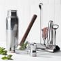 Williams Sonoma Signature Bar Tools with Stand &amp; Cocktail Shaker, Set of 8