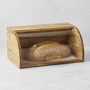 Williams Sonoma Olivewood Bread Box
