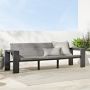 Larnaca Outdoor Slate Grey Metal x All-Weather Weave Sofa