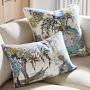 Sea of Trees Scalamandre Embroidered Pillow