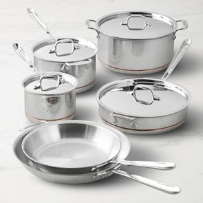 All-Clad Copper Core® 10-Piece Cookware Set | Williams Sonoma