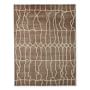 Moroccan Wave Hand Knotted Rug