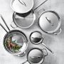 Williams Sonoma Signature Thermo-Clad&#8482; Stainless-Steel 10-Piece Cookware Set
