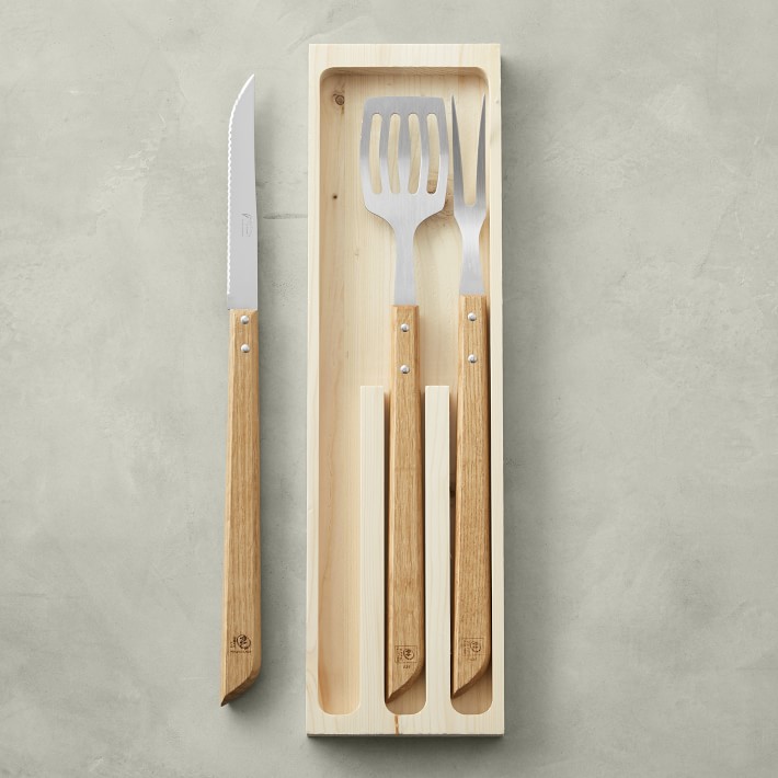 Laguiole Jean Dubost 3Piece Outdoor Tool Set Grill Tools Williams