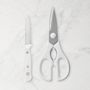 W&#252;sthof Gourmet White Paring Knife and Shear, Set of 2