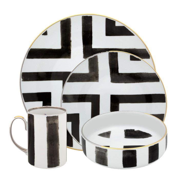 Christian Lacroix Sol y Sombra 4Piece Dinnerware Set Williams Sonoma