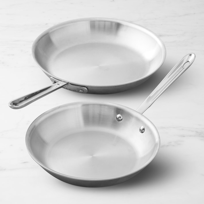 All-Clad D5&#174; Stainless-Steel 10&quot; &amp; 12&quot; Fry Pan Set