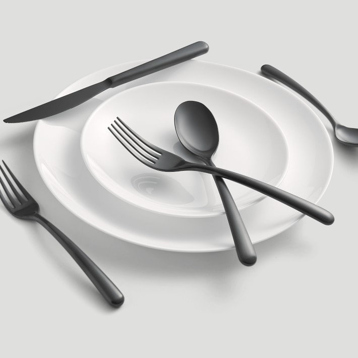 Soiree 2-Piece Serving Set- Black Satin