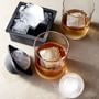 Sphere Ice Molds, Set of 2 and Glasses Set