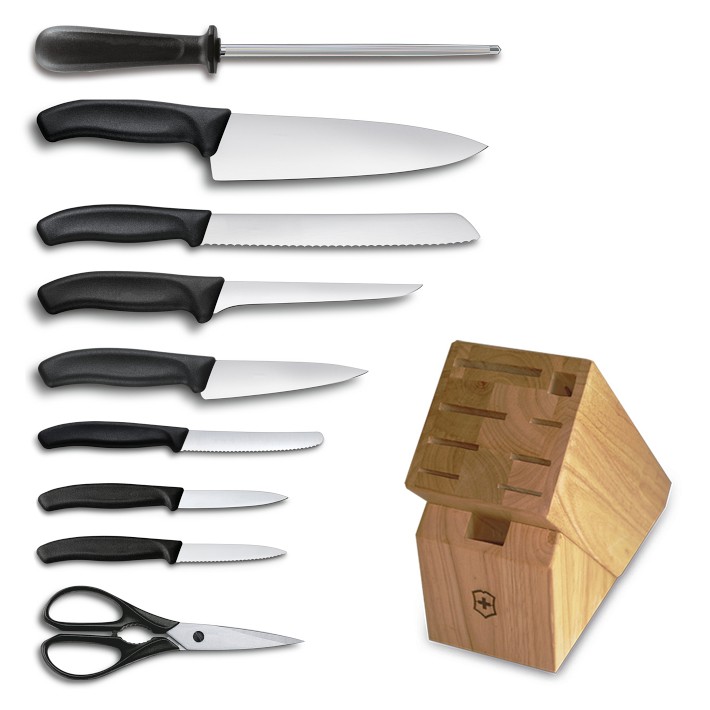 Victorinox Swiss Classic Knife Block, Set of 10 Williams Sonoma