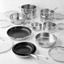 Cuisinart Chef's Classic Stainless-Steel Mixed Material 17-Piece Cookware Set