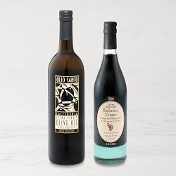 Olio Santo Extra-Virgin Olive Oil & VSOP 25-Year Barrel-Aged Balsamic Vinegar Set
