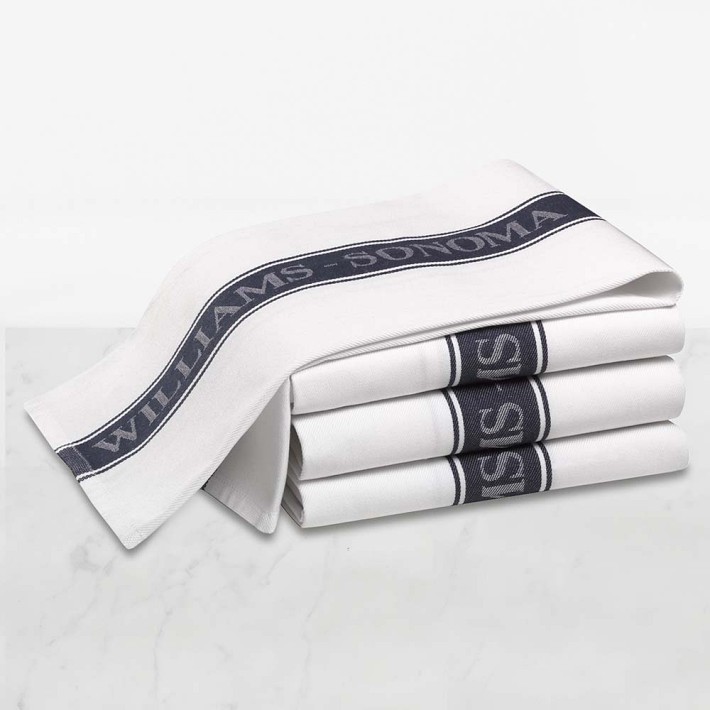 Williams Sonoma Classic Logo Towels, Set of 4