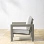 Larnaca Outdoor Grey Teak Club Chair