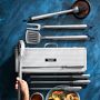Williams Sonoma Stainless-Steel Handled BBQ Tool Set with Storage Case