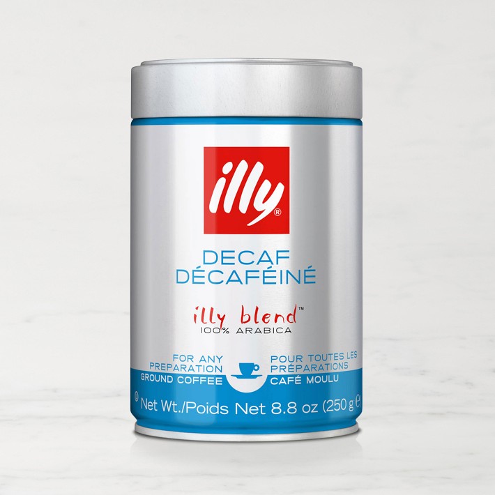 illy Ground Espresso Classico Decaffeinated Coffee Medium Roast