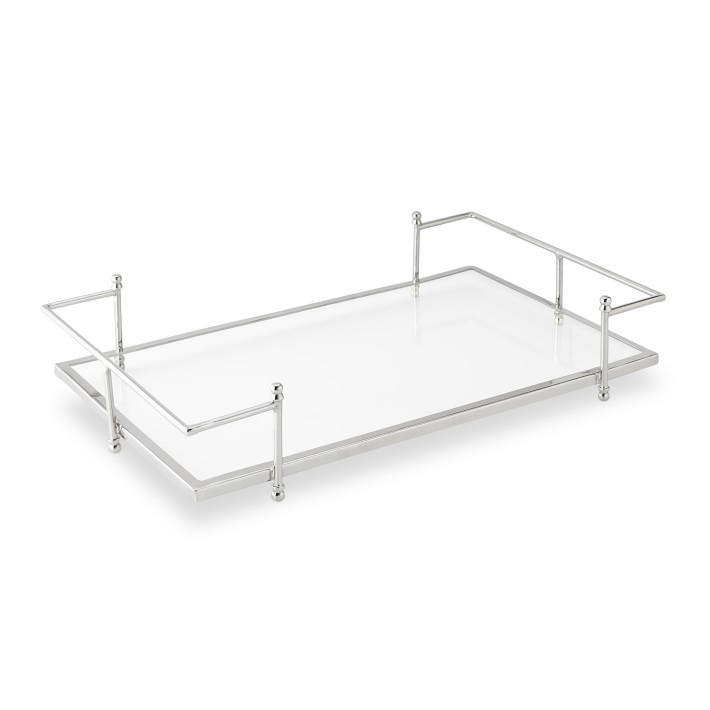Stainless Steel and Glass Tray