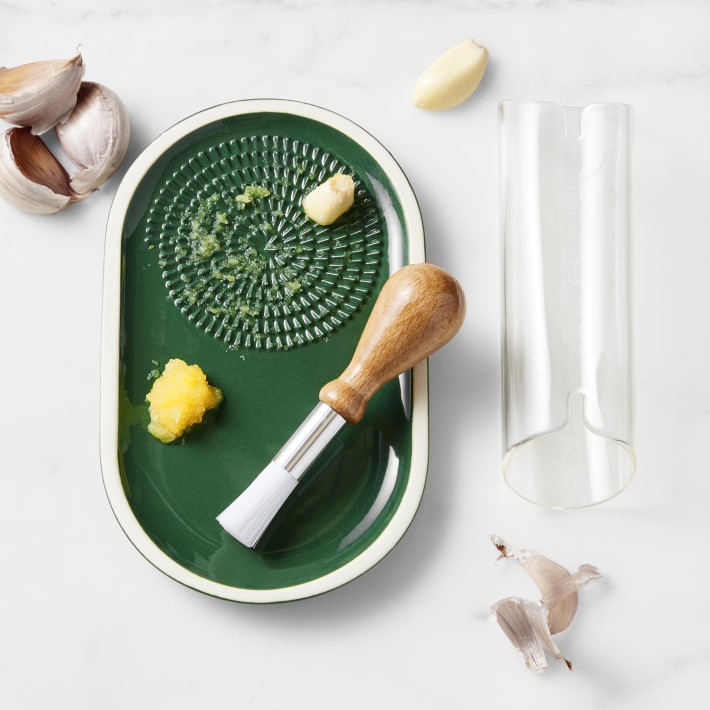 Williams Sonoma | Garlic Peeler and Grate Plate Set