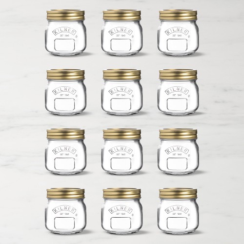 Kilner Canning Jar, 8.5 oz, Set of 12