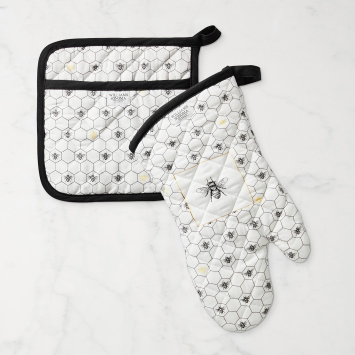 Honeycomb Oven Mitt & Potholder Set