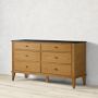 Francisco Wood and Stone 6-Drawer Dresser