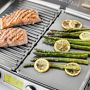 GreenPan&#8482; Elite Smoke-Less Grill &amp; Griddle with Ceramic Nonstick Coating in Black Steel