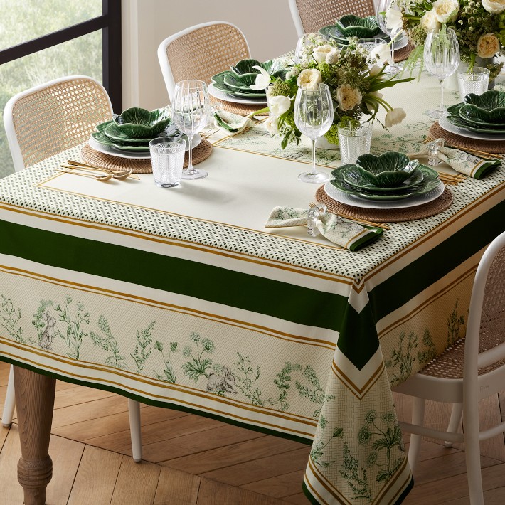 Garden Lattice Tablecloth, 70"x108"