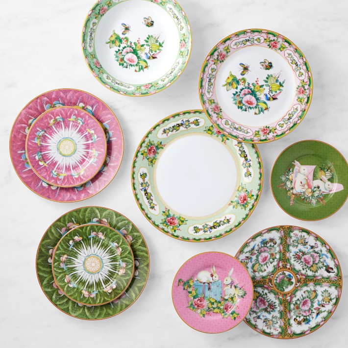 Famille Rose 16-Piece Dinnerware Set