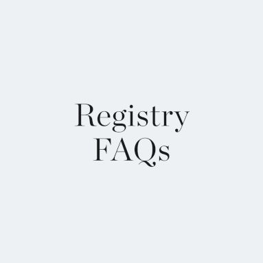 Registry FAQs