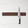 Williams Sonoma Walnut Wooden Magnetic Knife Rack